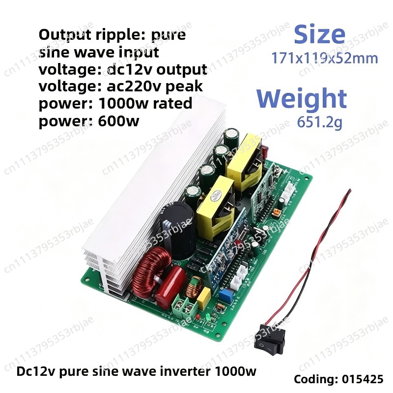 500W/1000W Pure Sine Wave Inve - Pure Sine Wave Inverter Board 24V 48V recension och pris